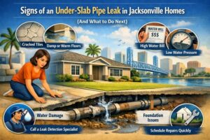 Slab Leak Signs in Jacksonville