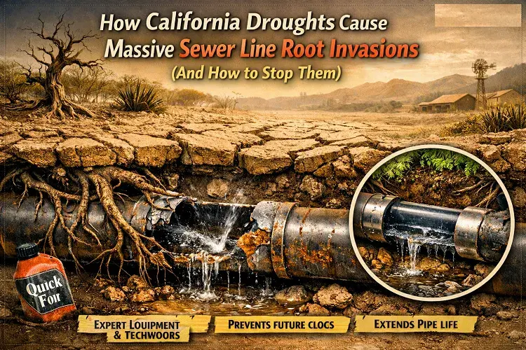 sewer line root invasions california