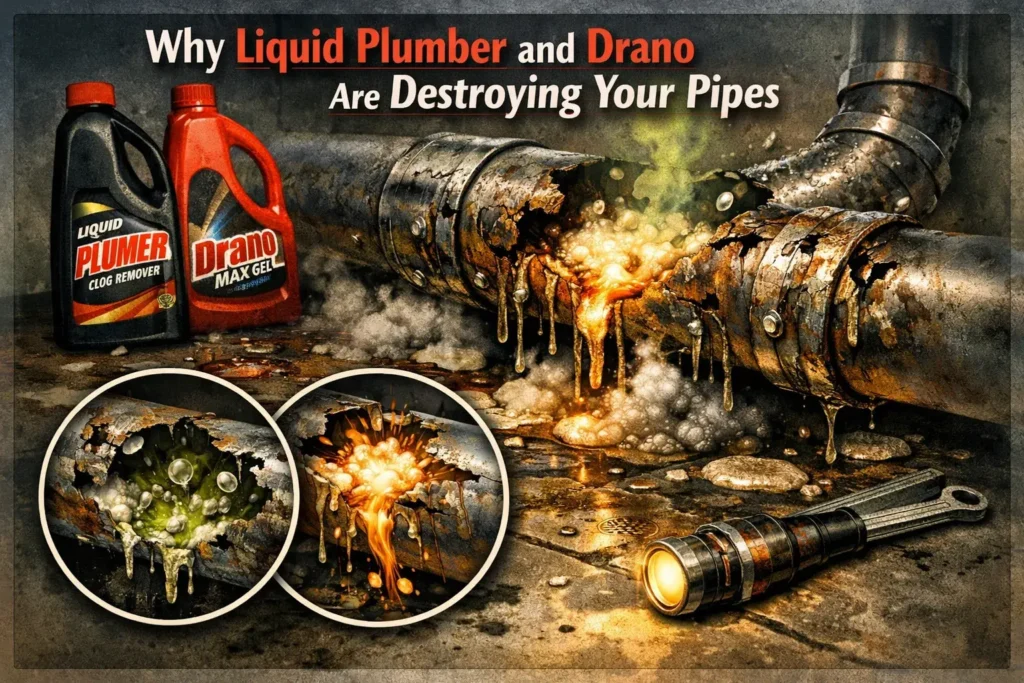 is drano bad for pipes