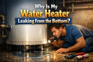 water heater leaking from bottom